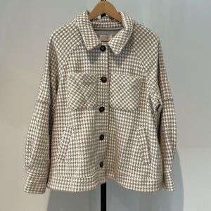 Anthropologie - Greylin houndstooth jacket 1x NWT
